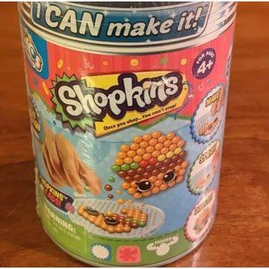 New Shopkins Beados Craft Can Make It Spray Play Create 200 Beads Food Hamburger